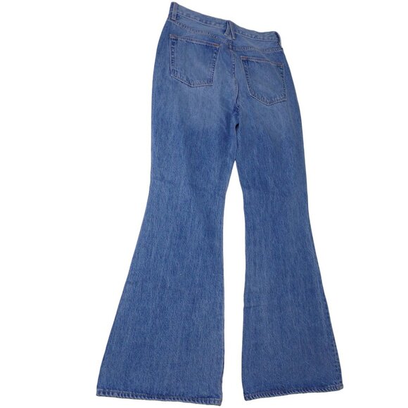 🆕 SLVRLAKE Indiana High Rise Super Flared Leg Jeans Monday Blue Sz 30 - Picture 5 of 9